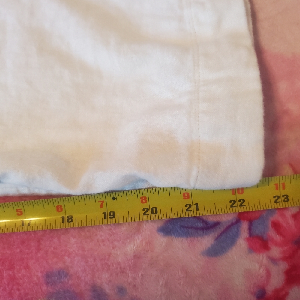 PureJill J.Jill Linen Blend Elastic Waist Pull on Pants size L Coastal Vacation - Picture 13 of 13